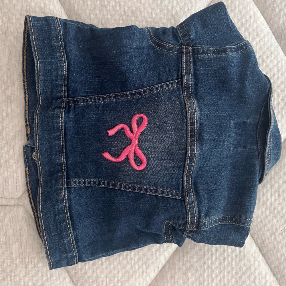 The Children's Place Blue Denim Jacket 18-24 months like new